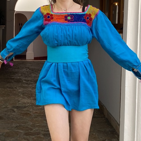 Mexican Traditional Dress - 100% handmade - Picture 6 of 6